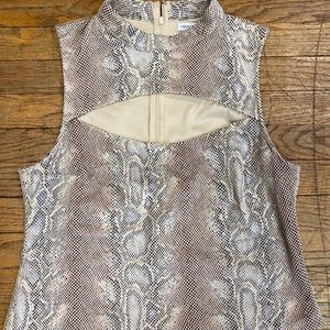 Snakeskin night out tank
